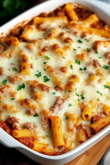 Cheesy Baked Ziti
