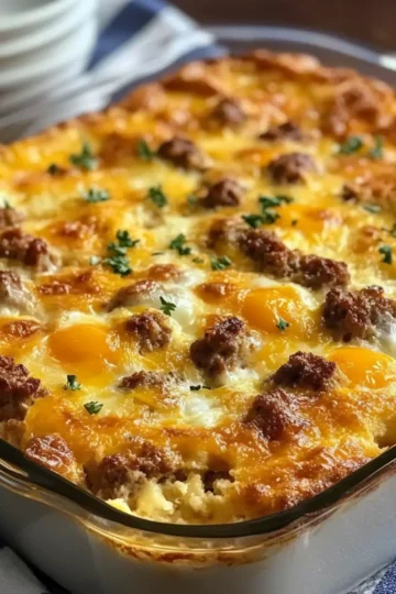 Sausage and Egg Breakfast Casserole