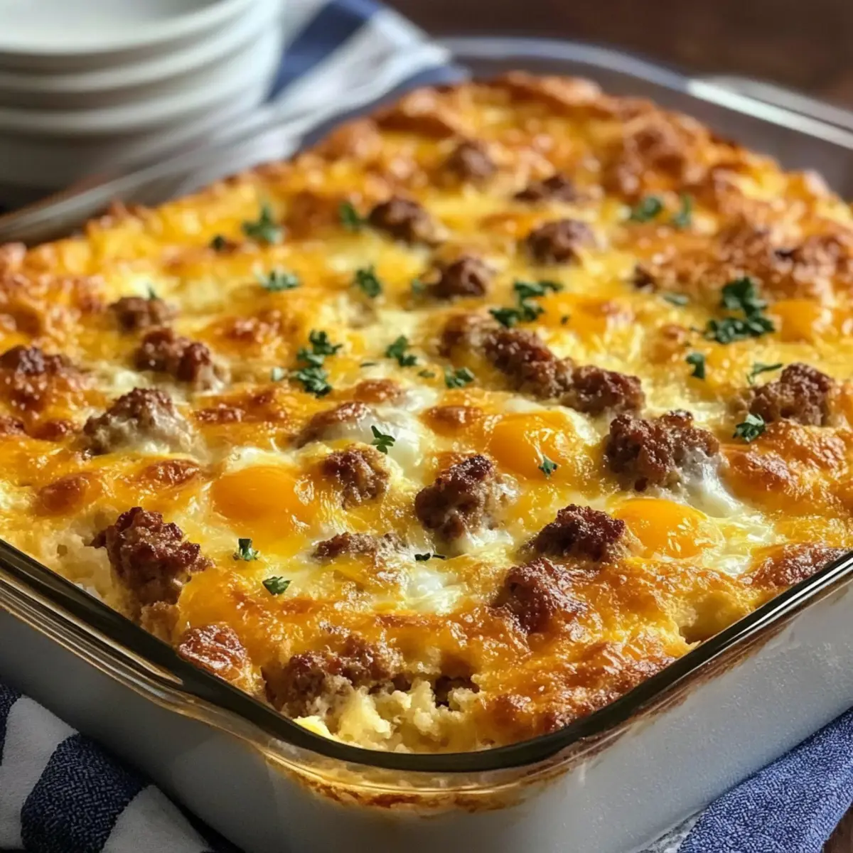 Sausage and Egg Breakfast Casserole