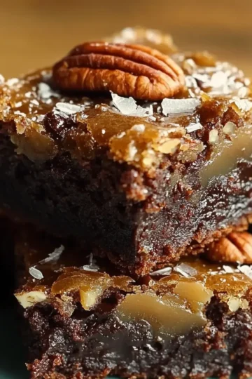 German Chocolate Pecan Brownies