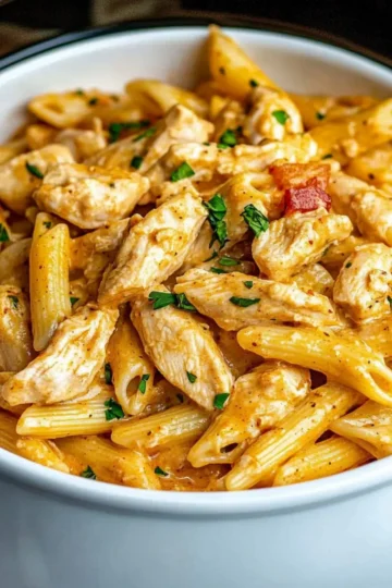 Crock Pot Cajun Chicken Pasta