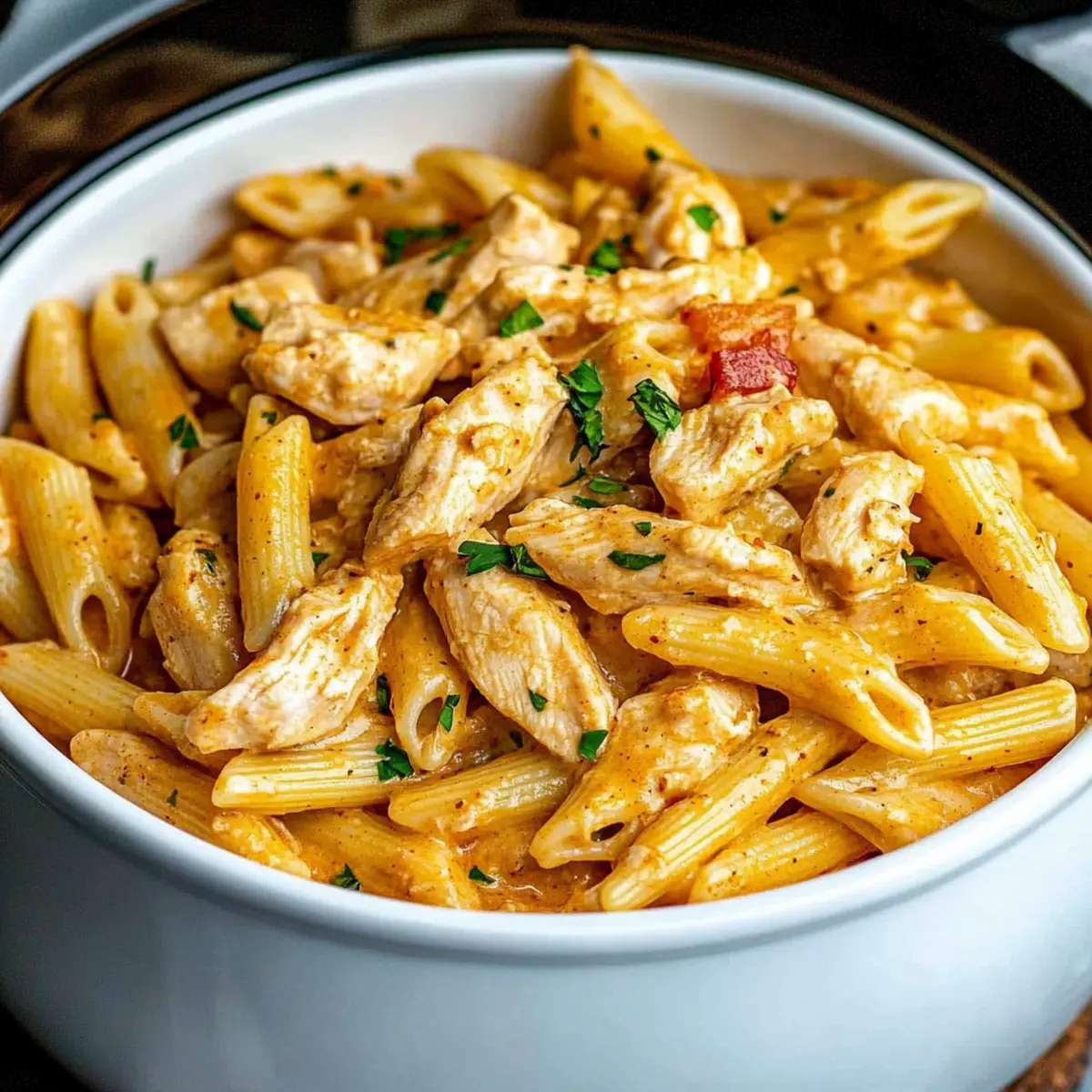 Crock Pot Cajun Chicken Pasta