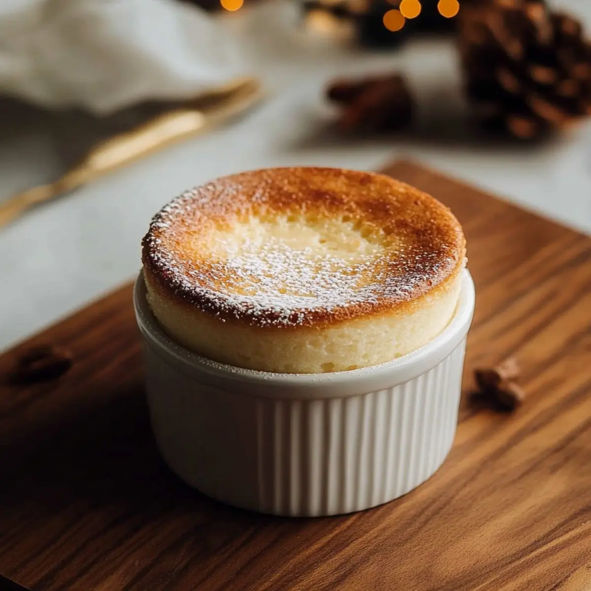 Eggnog Soufflé