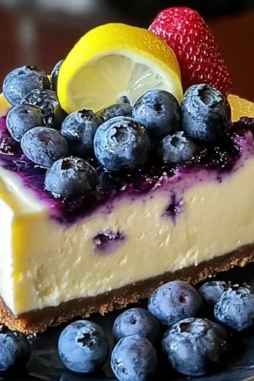 Lemon Blueberry Cheesecake
