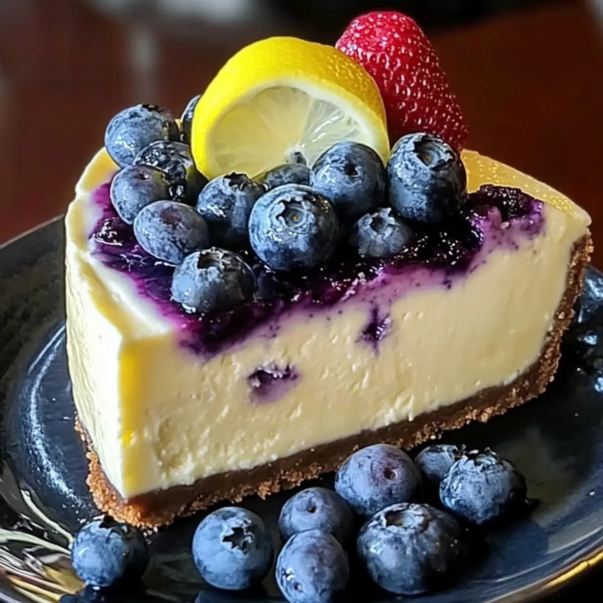 Lemon Blueberry Cheesecake