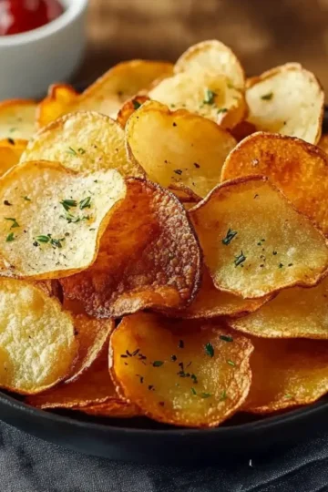 Homemade Air Fryer Potato Chips