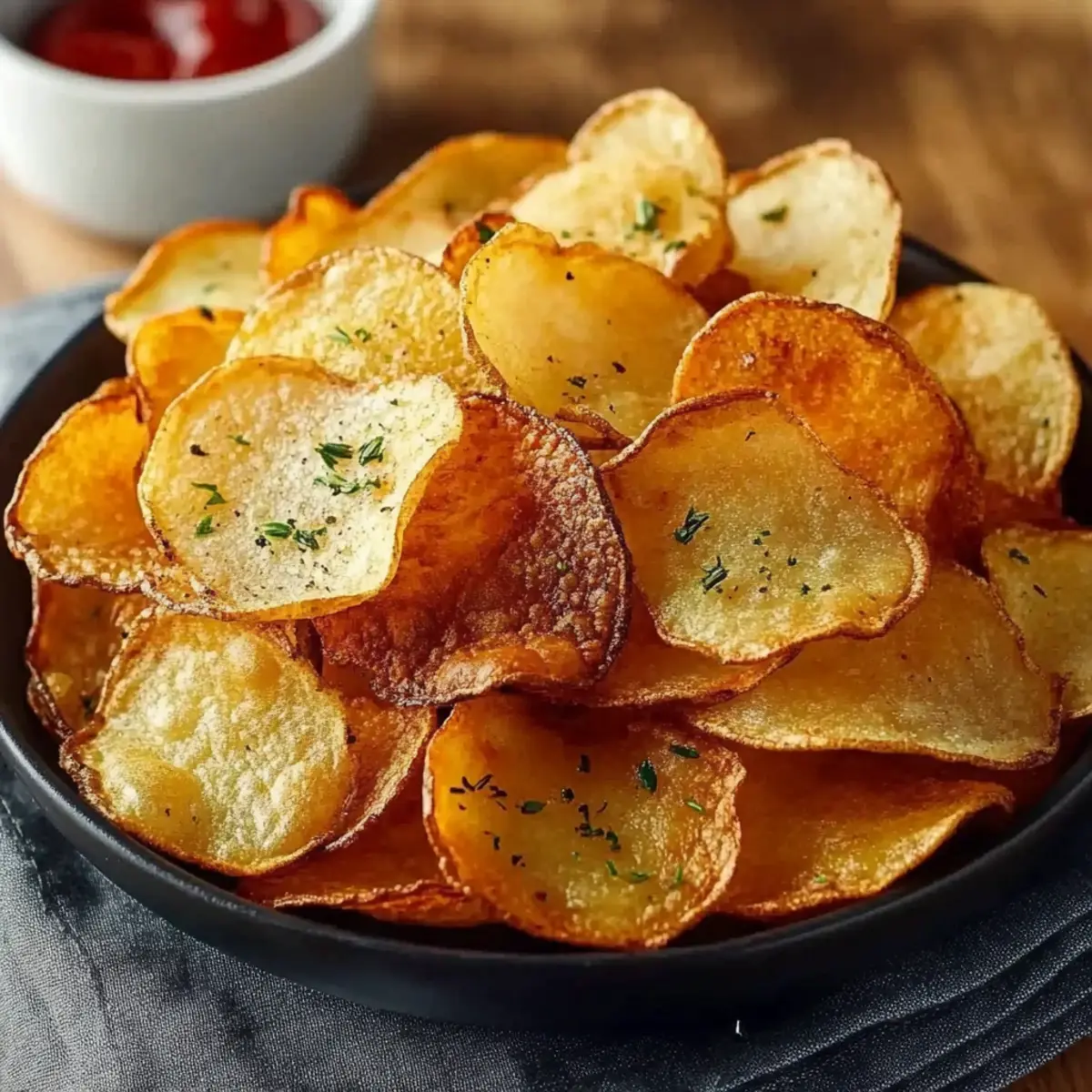 Homemade Air Fryer Potato Chips