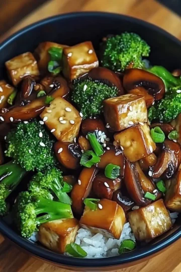 Mushroom and Tofu Stir-Fry