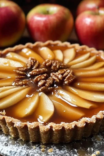 Gluten-Free Caramel Apple Tart
