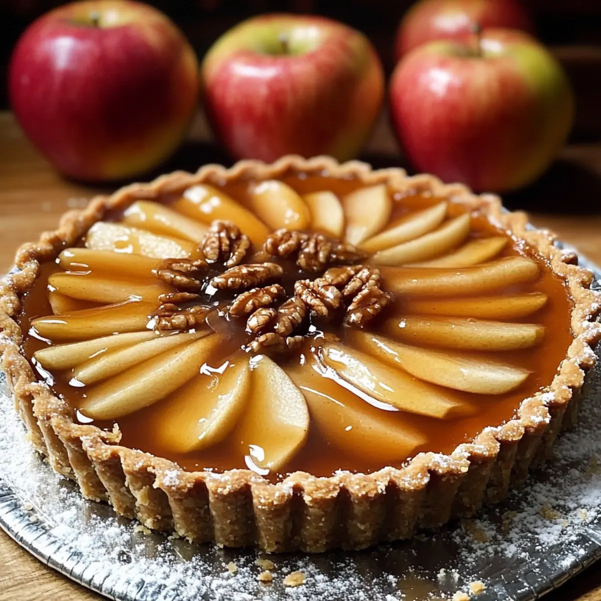 Gluten-Free Caramel Apple Tart