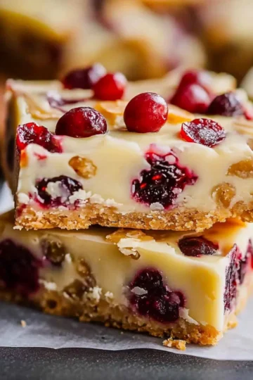 Cranberry Bliss Bars