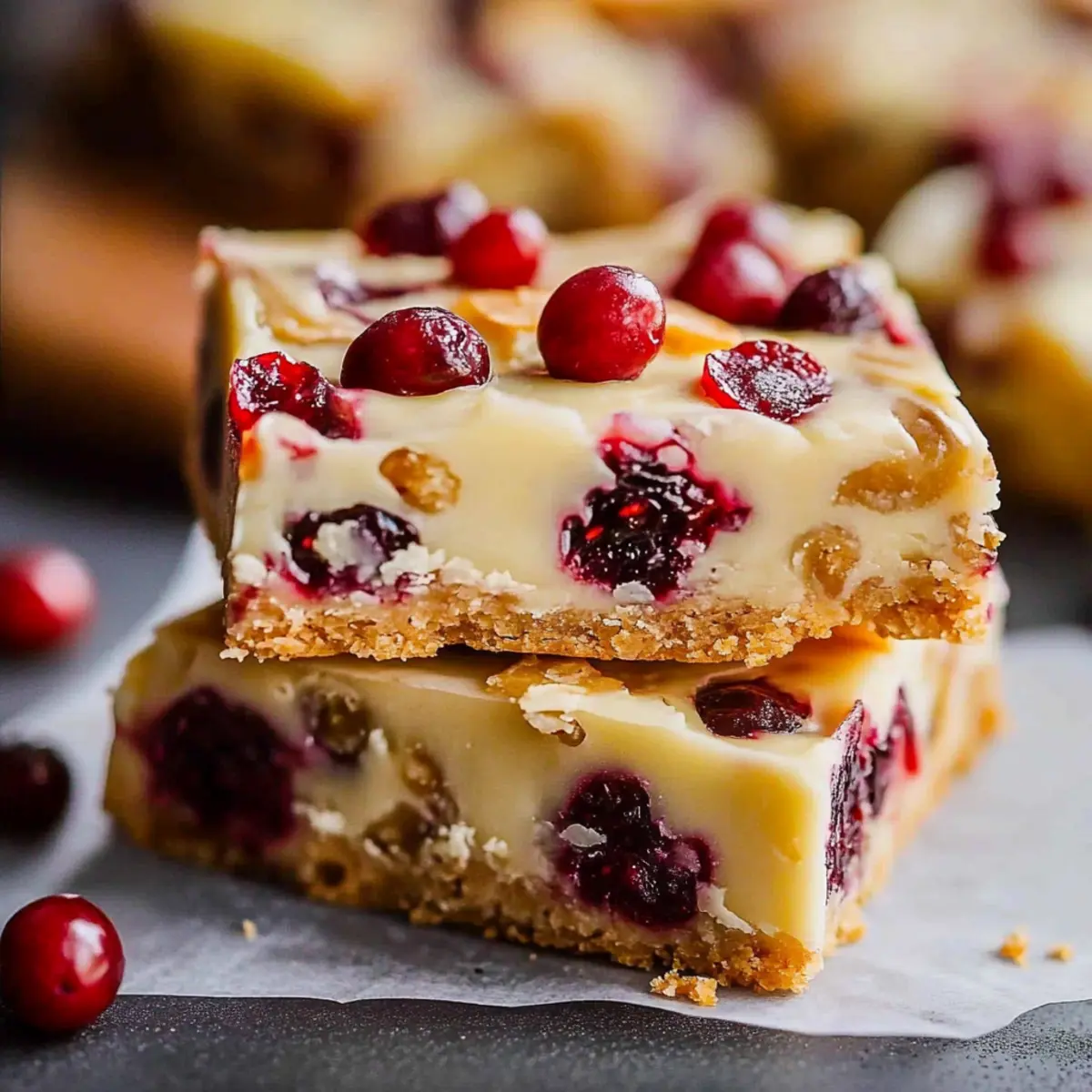 Cranberry Bliss Bars