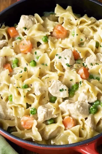 Chicken Pot Pie Noodles