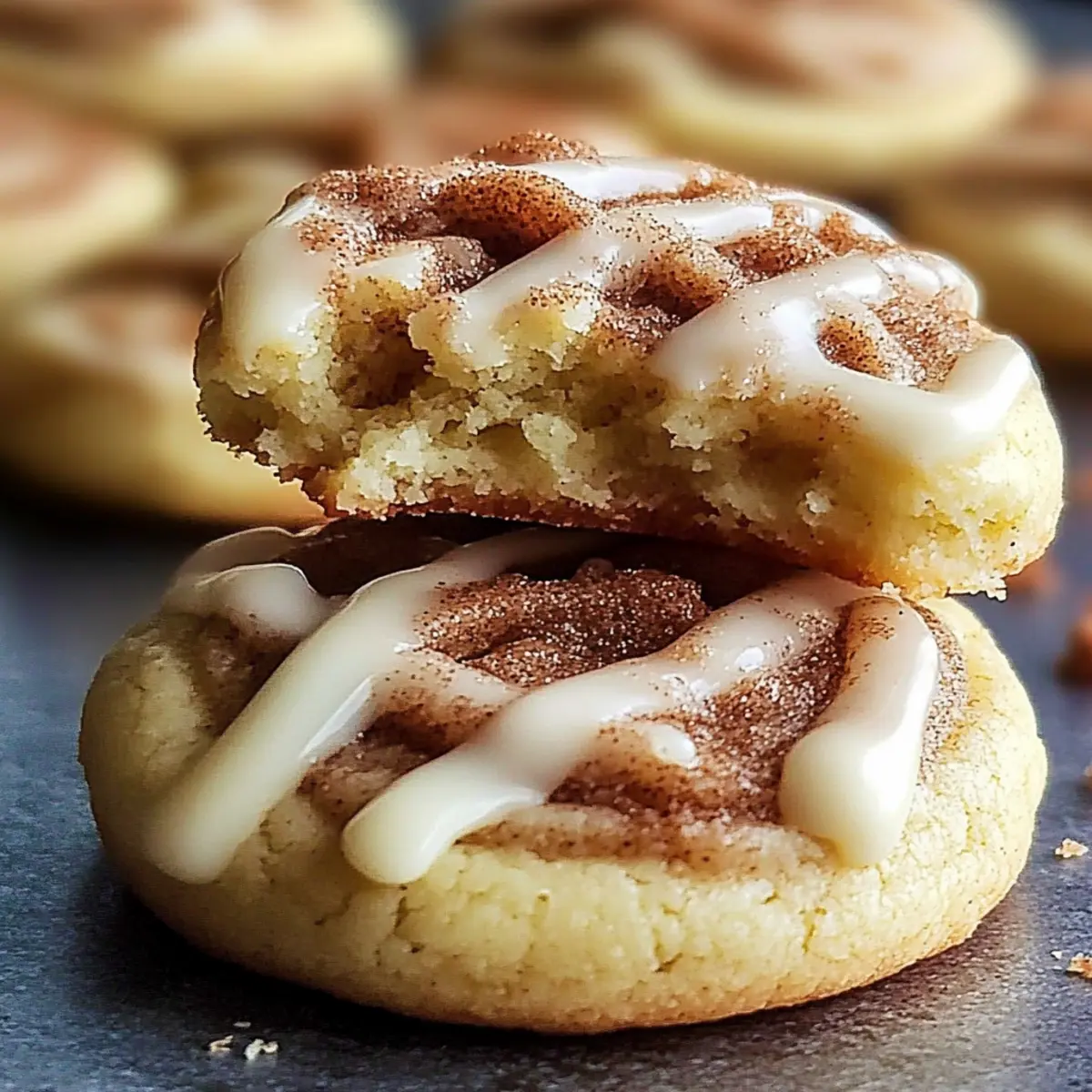 Cinnamon Roll Cheesecake Cookies
