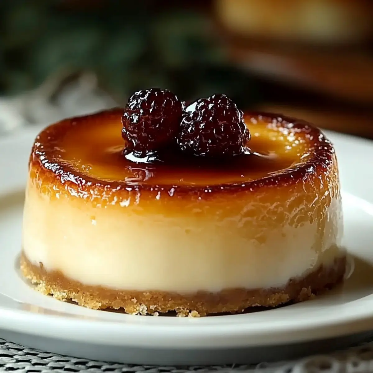 Mini Crème Brûlée Cheesecake