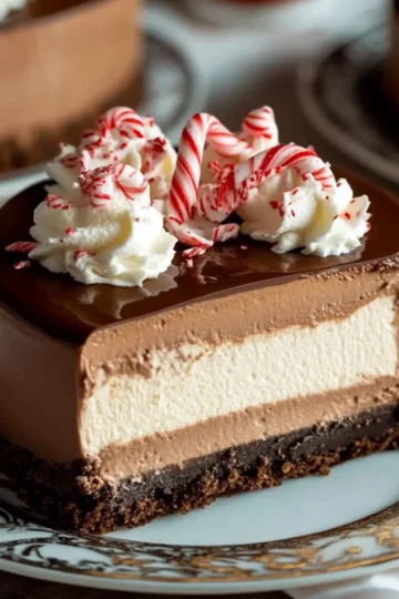 Peppermint Mocha Cheesecake