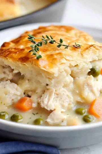 Chicken Pot Pie Cobbler